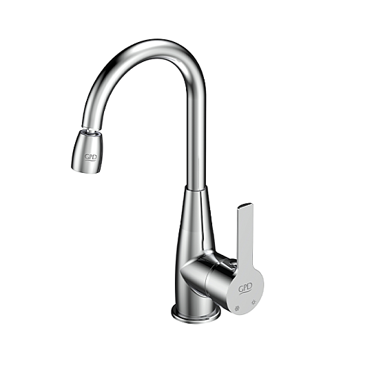 MTL55 SOLUS TEK GÖVDE LAVABO BATARYASI KROM 