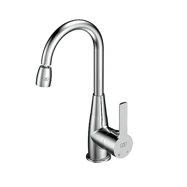 MTL55 SOLUS TEK GÖVDE LAVABO BATARYASI KROM  - 1